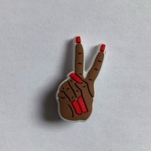 5/$10 Peace Sign Crocs Charm